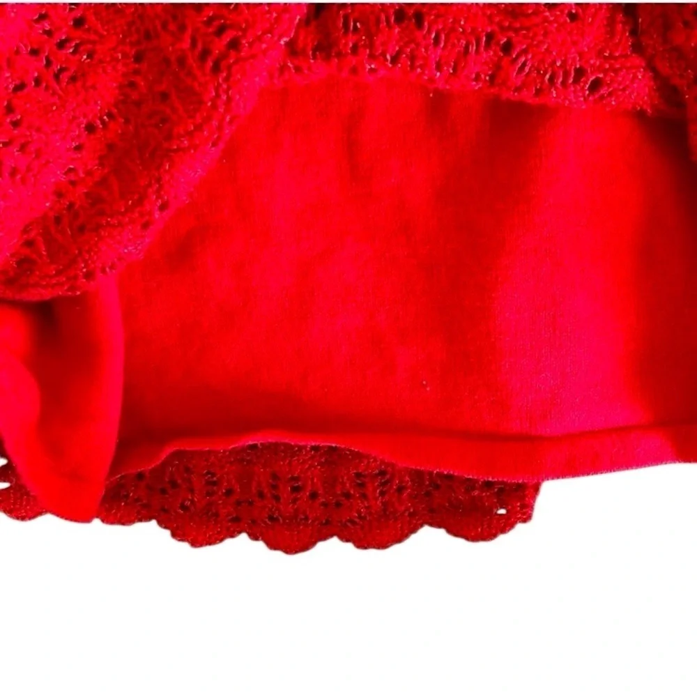 Cat &‎ Jack Toddler Red Knit Dress 12M Christmas Holiday Wear